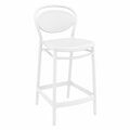 Facelift First 25.6 in. Marcel Counter Stool  White FA2845391